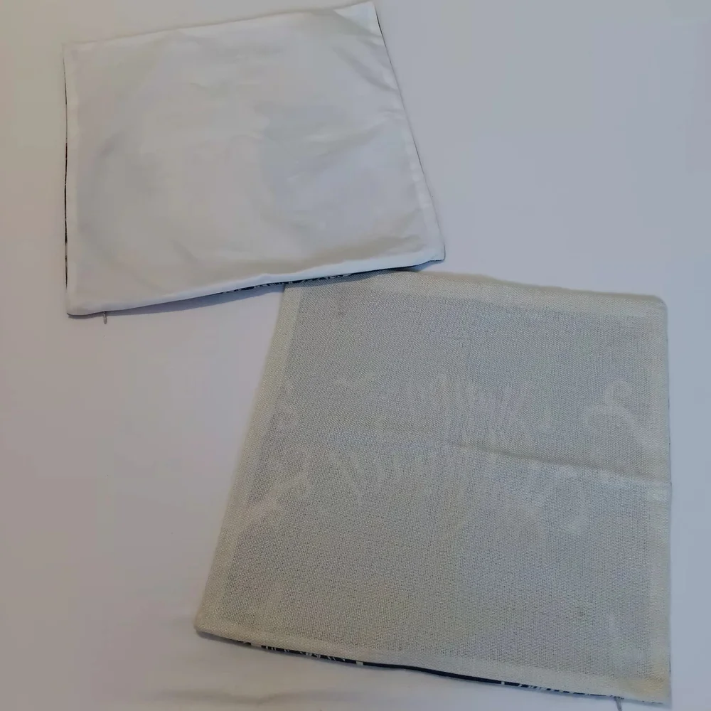 Halloween Themed Accent Pillow Cases With Zipper..slight Marks...see All Photos